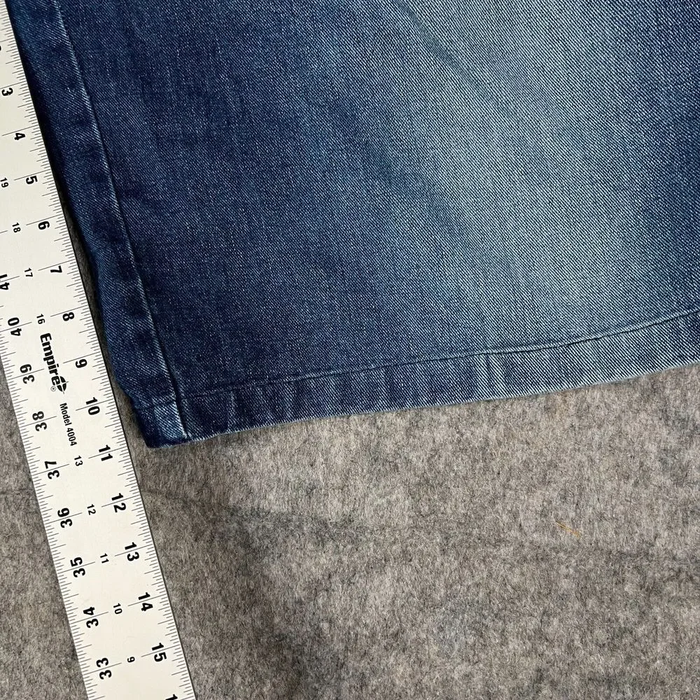 Enyce Men's Jean Shorts Size 40‎ Blue Denim Dark Wash Baggy 90s Retro